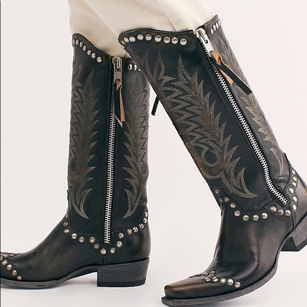 Free People x Old Gringo Western Boots